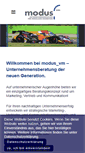 Mobile Screenshot of modus-vm.de