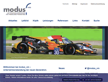 Tablet Screenshot of modus-vm.de